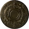 Ekena Millwork Oslo Ceiling Medallion (Fits Canopies up to 10 1/2"), Hand-Painted Green Gold, 28 1/8"OD x 1 3/4"P CM28OSGGS - alternate 1